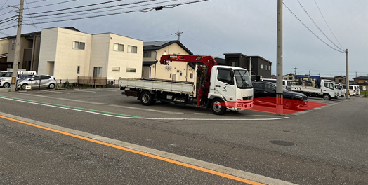 勝木組駐車場風景